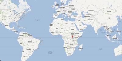 Peta Rwanda di dunia